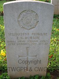 Dar Es Salaam War Cemetery - Durbin, Ernest George